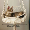 CATLOVE – Hamac suspendu bohème en corde de coton pour chat